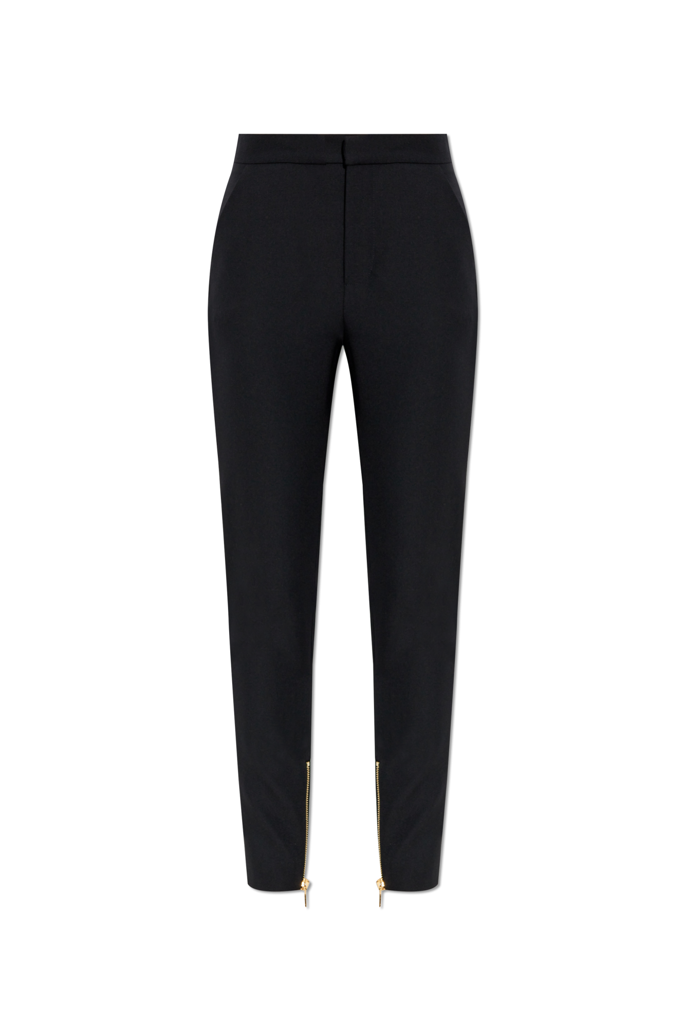 Black Trousers with zippers at the legs Balmain - Vitkac Italy